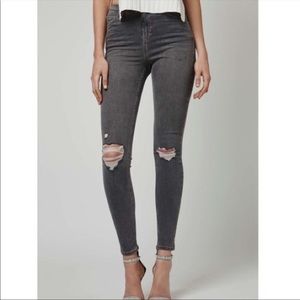Topshop Skinny Gray Jeans